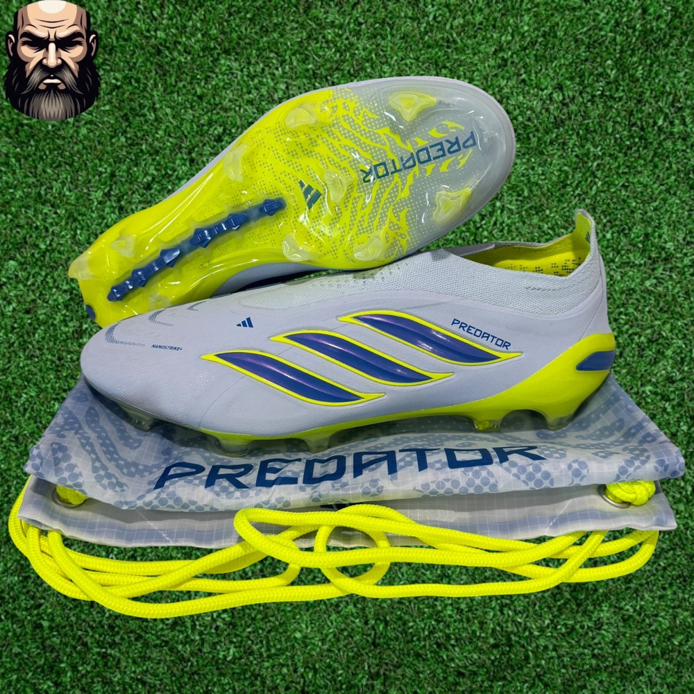 adidas Predator Elite Laceless FG Soccer Cleats JS0410 Men's Size 12